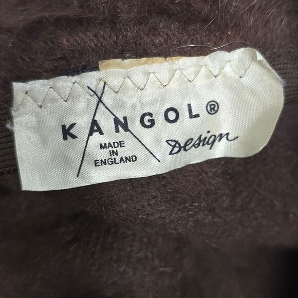 Kangol Furgora Cloche Hat Brown Angora Wool Blend England - Picture 7 of 9